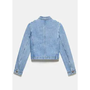 Mint Velvet Blue Denim Military Jacket